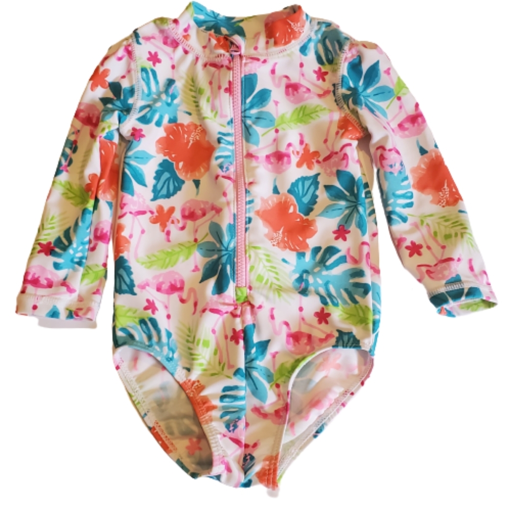 Tommy Bahama One Piece Long Sleeve Swimsuit 6/9M